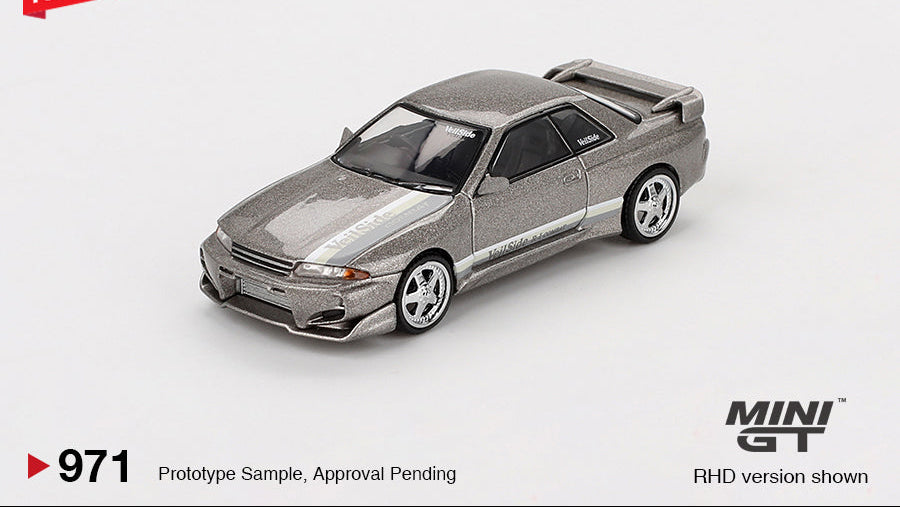 Nissan Skyline GT-R (R32) Veilside Combat CI Veilside Combat Gris - MiniGT - 1/64
