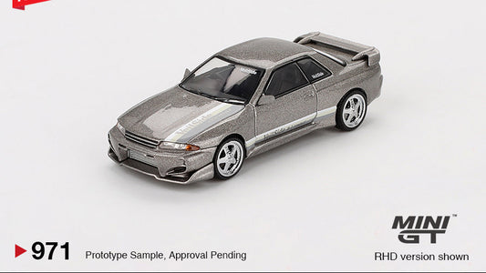 Nissan Skyline GT-R (R32) Veilside Combat CI Veilside Combat Gris - MiniGT - 1/64
