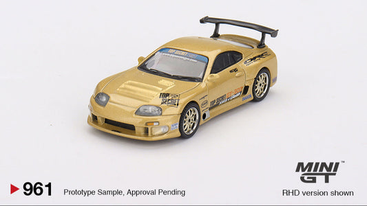 Toyota Supra (A80) Top Secret GT-300 Top Secret Gold - MiniGT - 1/64