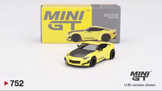 Nissan Z Pandem Ikazuchi Jaune - MiniGT - 1/64
