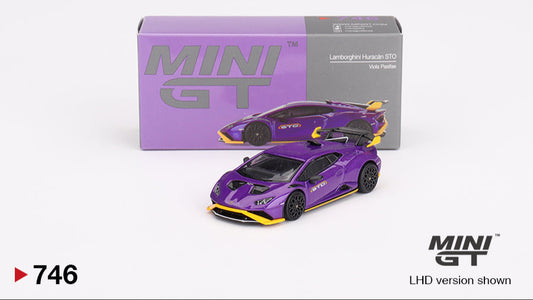 LAMBORGHINI HURACAN STO VIOLA PASIFAE 2023 - Mini GT - 1/64