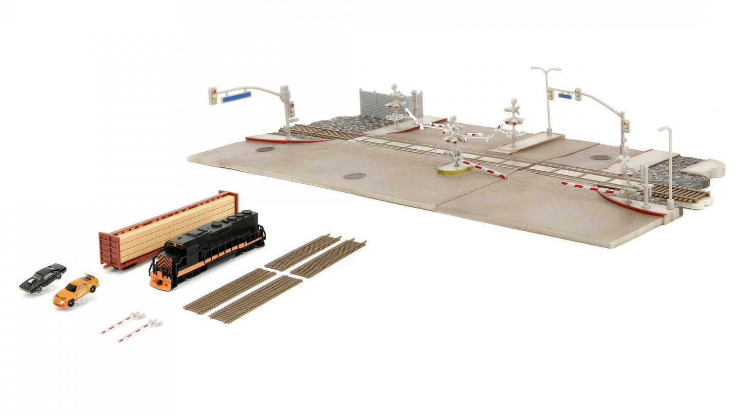 Fast & Furious Nano Train Scene Diorama - Jada - Nano
