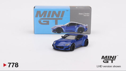 NISSAN Z PANDEM SEIRAN BLUE 2024 - Mini GT - 1/64