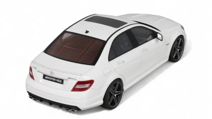 MERCEDES C63 AMG 2007 Blanc - GTSpirit - 1/18