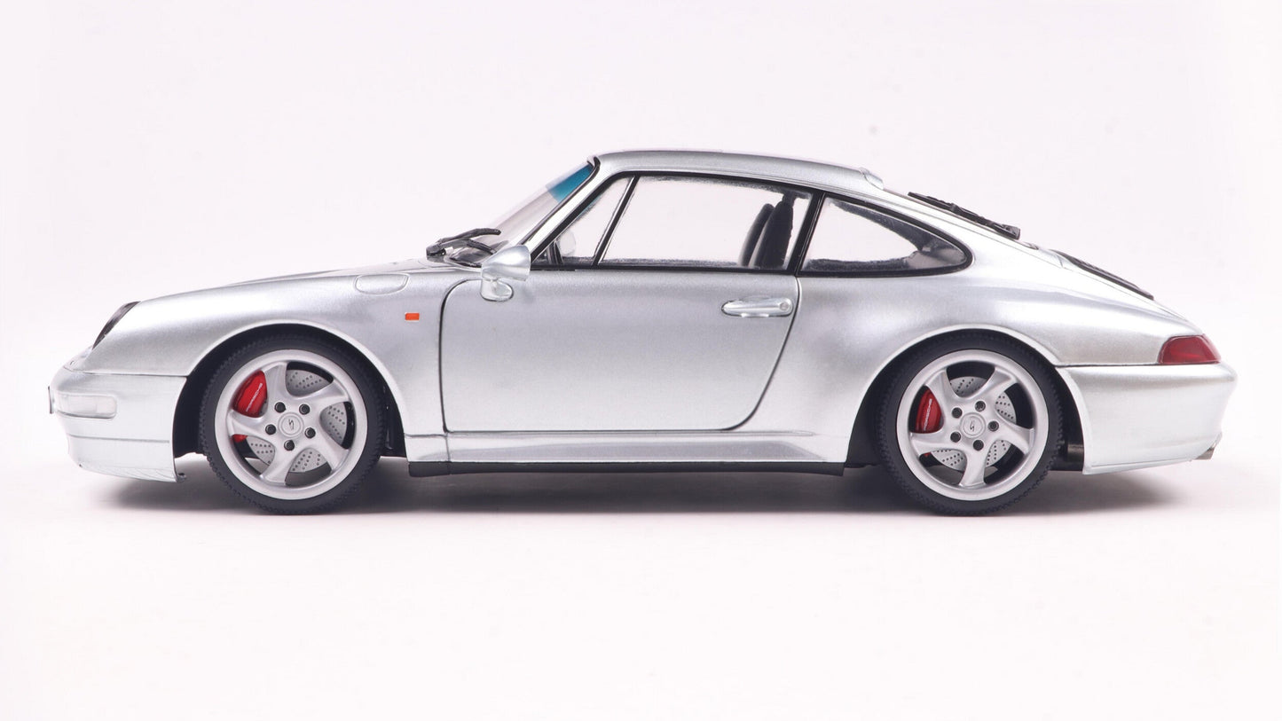 Porsche 911 (993) 4S Polar Silver 1996 - Solido - 1/18