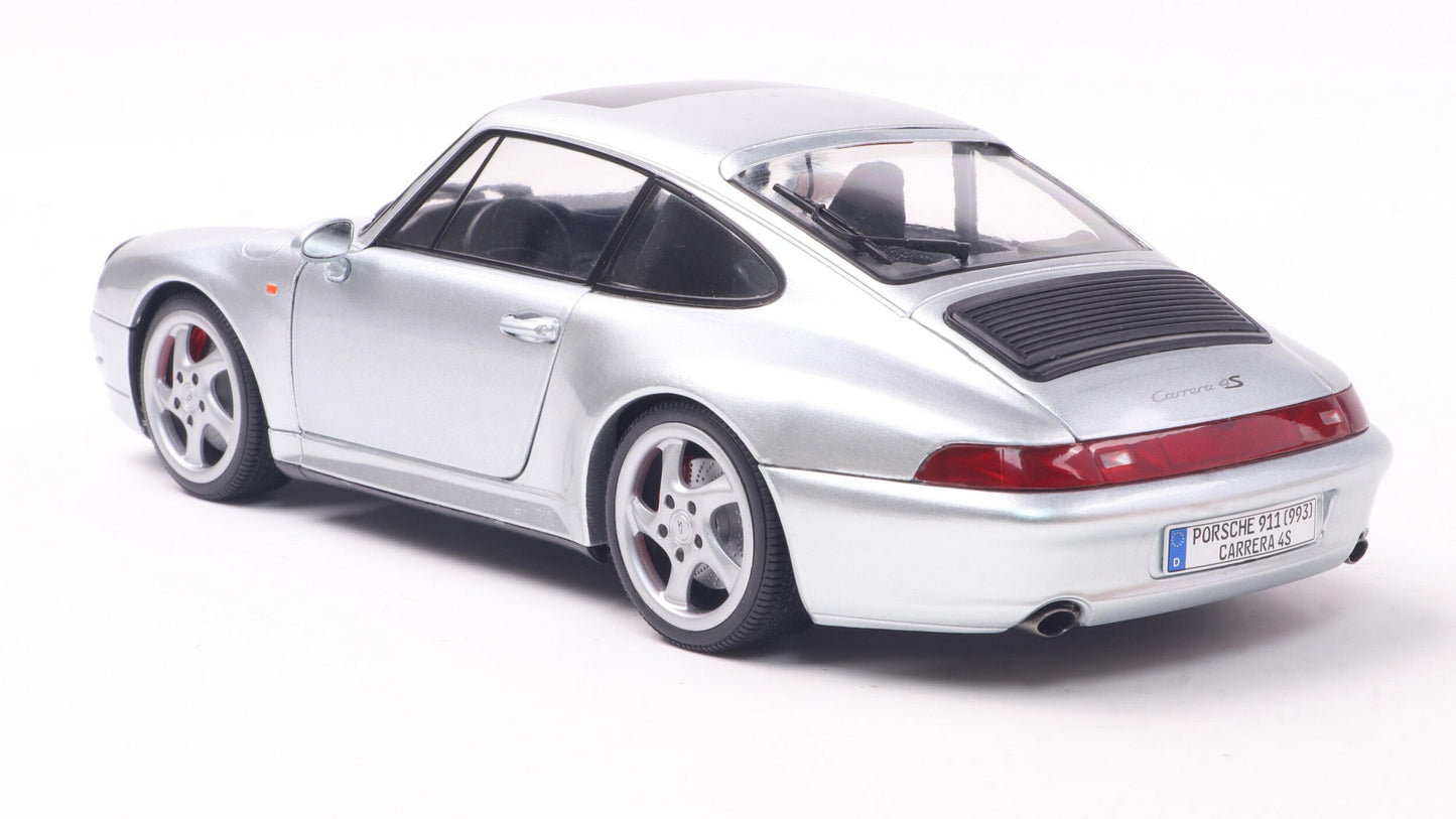 Porsche 911 (993) 4S Polar Silver 1996 - Solido - 1/18