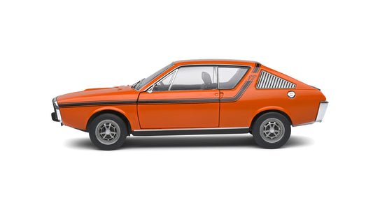 Renault 17 TL Orange 331 / Black stripes 1973 - Solido - 1/18