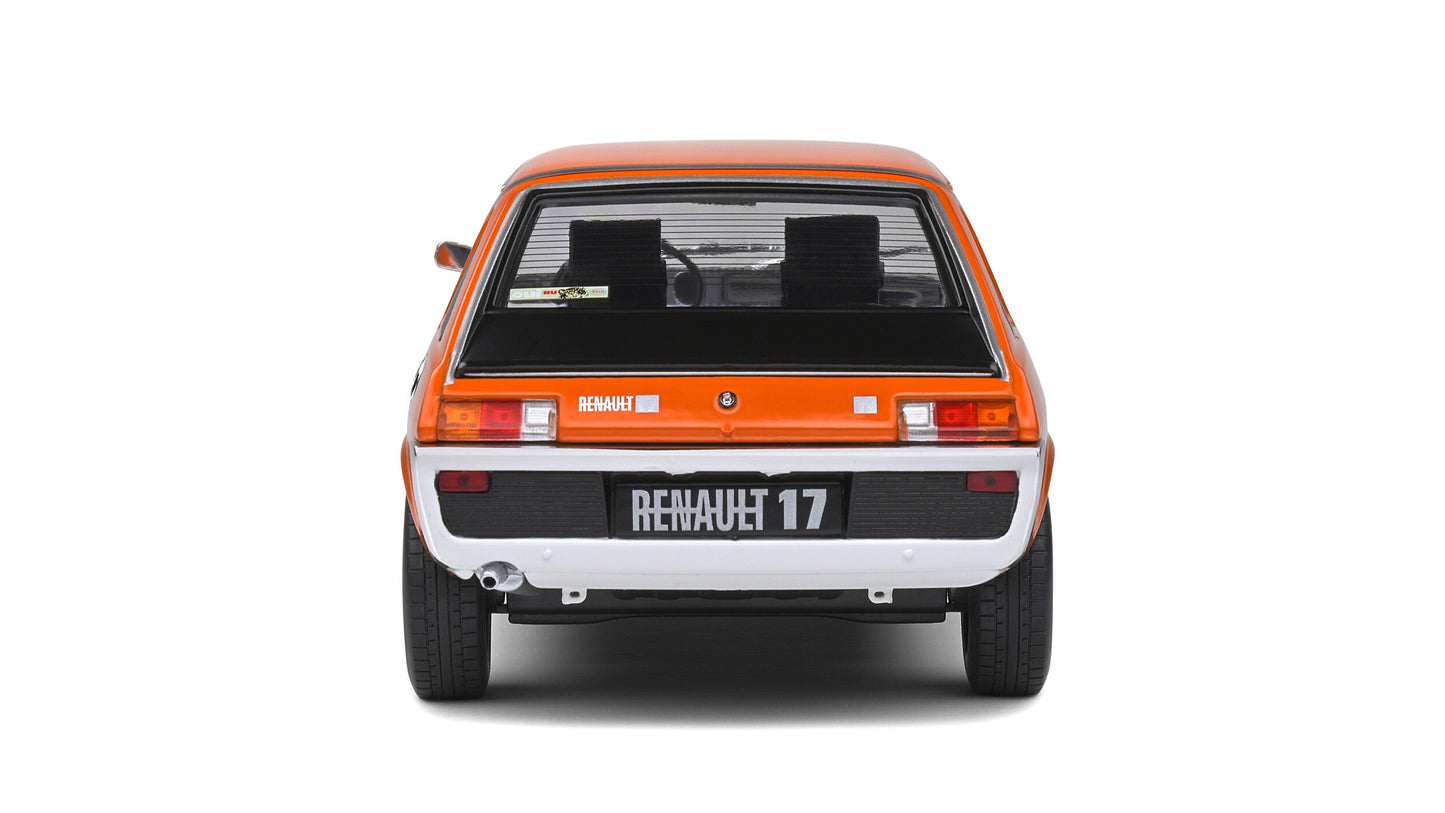 Renault 17 TL Orange 331 / Black stripes 1973 - Solido - 1/18
