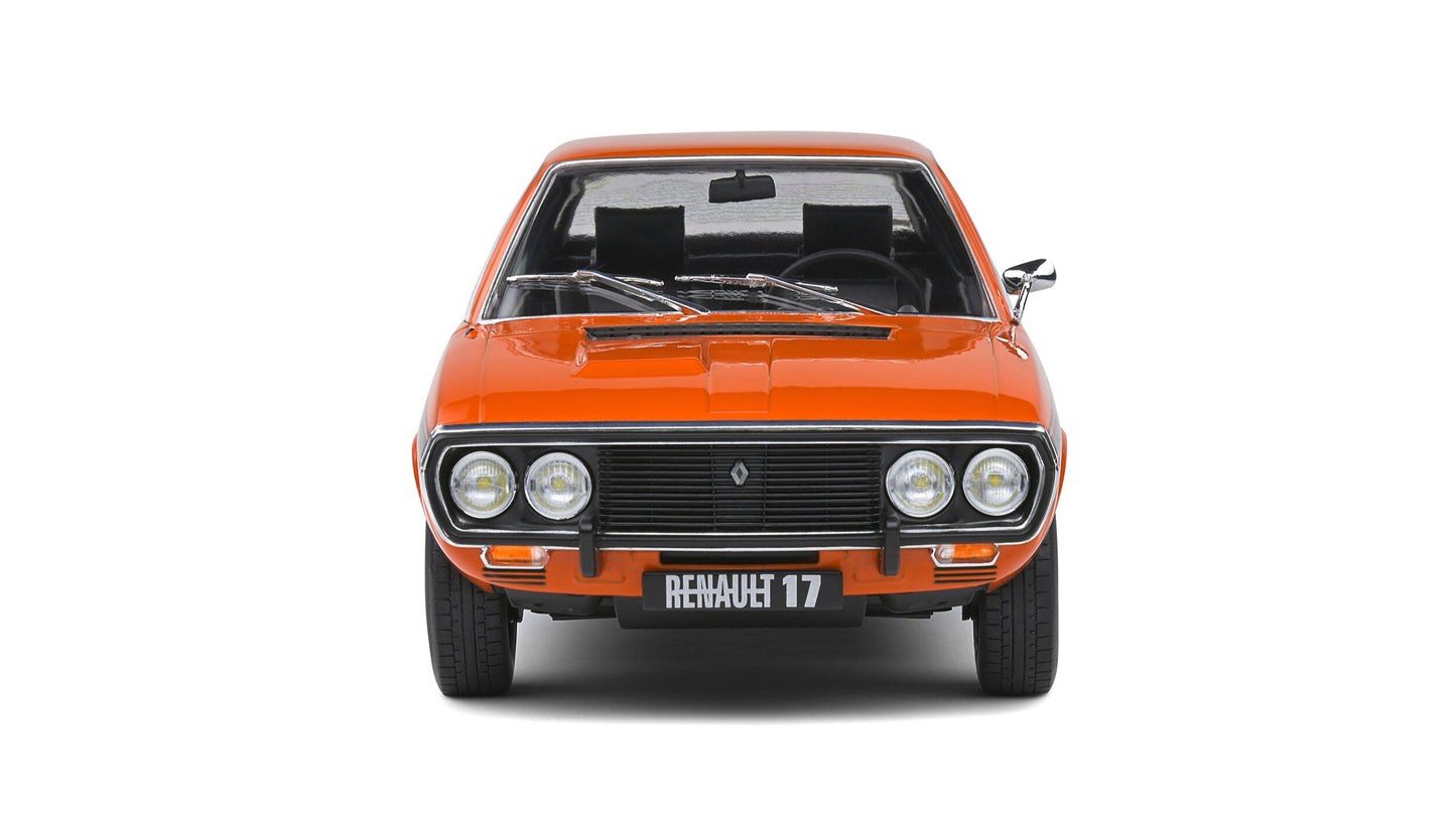 Renault 17 TL Orange 331 / Black stripes 1973 - Solido - 1/18
