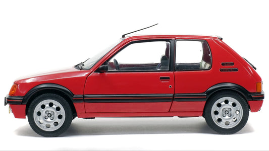 PEUGEOT 205 GTI 1.9L MK 1 ROUGE VALLELUNGA 1988 - Solido - 1/18