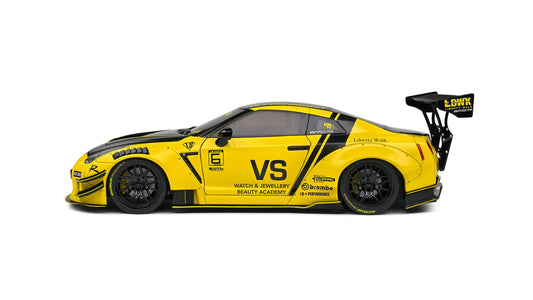 Nissan GT-R (R35) LBWK Jaune/Noir 2.0 (2020) - Solido - 1/18