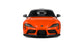 Toyota GR SUPRA STREETFIGHTER ORANGE 2024 - Solido - 1/18