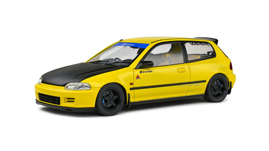 Honda Civic (EG6) Spoon Version Yellow Carnival 1991 - Solido - 1/18