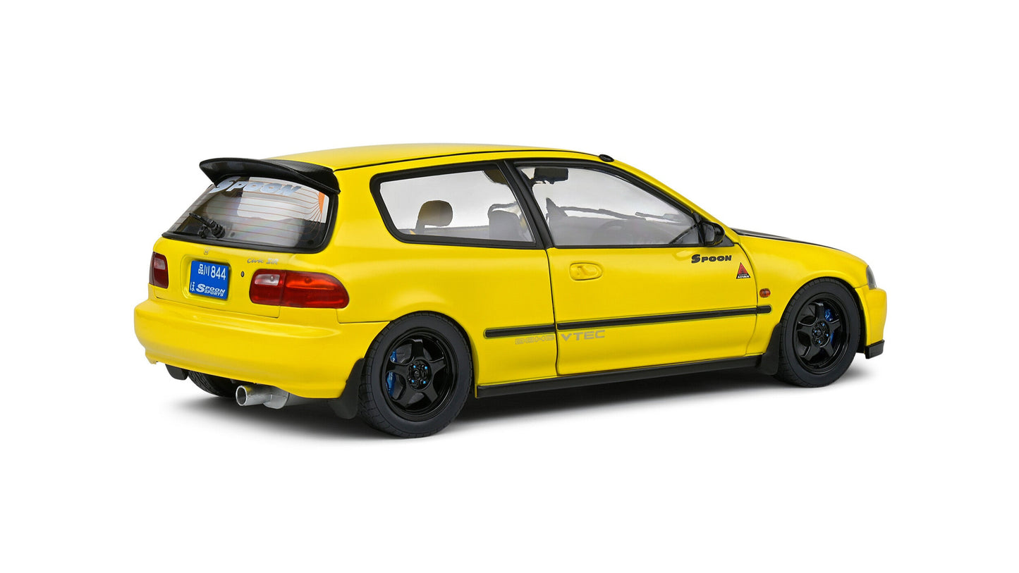 Honda Civic (EG6) Spoon Version Yellow Carnival 1991 - Solido - 1/18