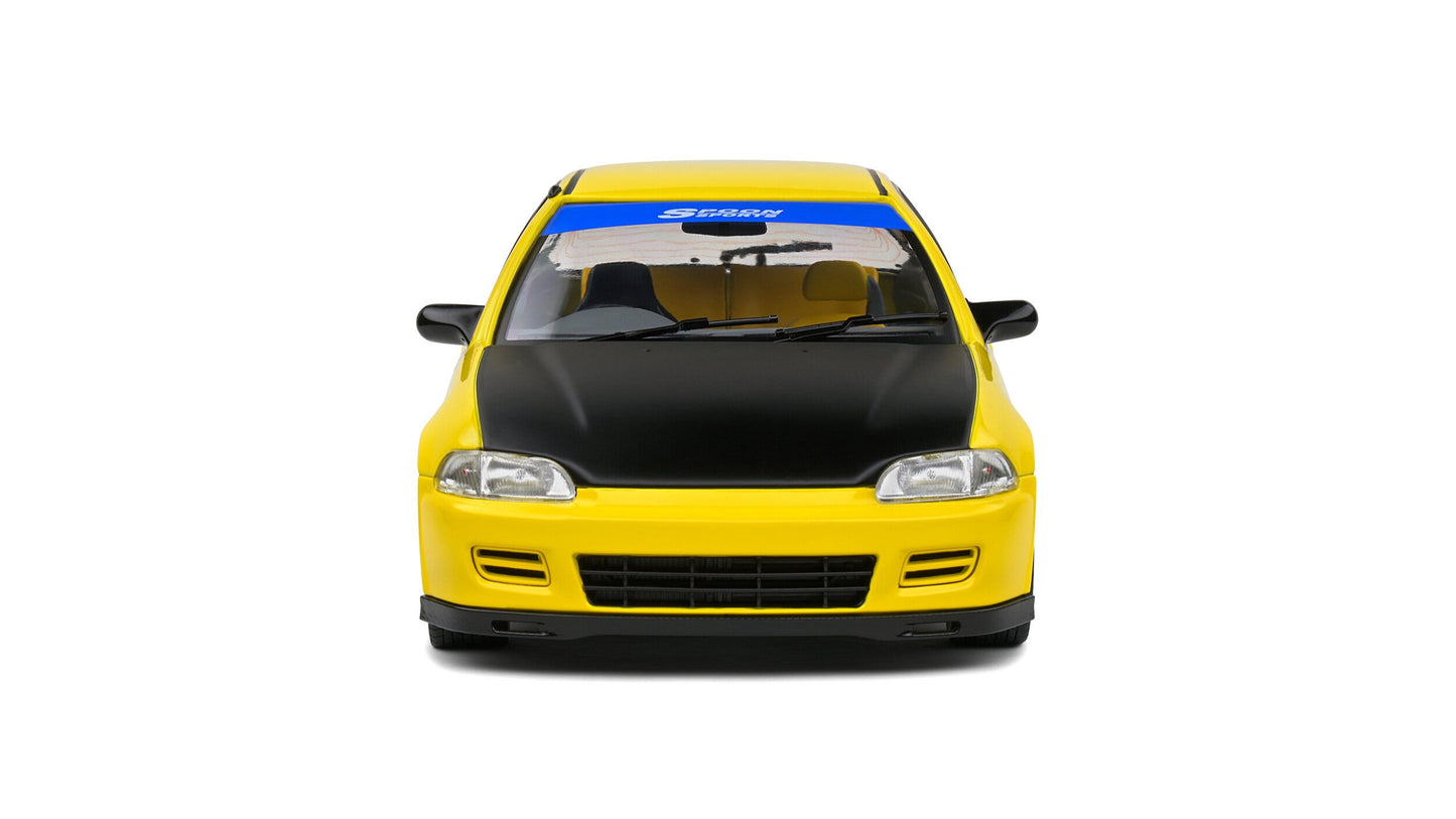 Honda Civic (EG6) Spoon Version Yellow Carnival 1991 - Solido - 1/18