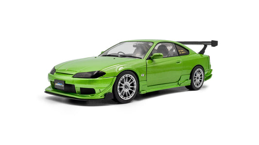 NISSAN SILVIA S15 SPEC-R AERO SOLIDO WORKS GREEN 1999 - Solido - 1/18