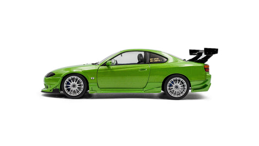 NISSAN SILVIA S15 SPEC-R AERO SOLIDO WORKS GREEN 1999 - Solido - 1/18