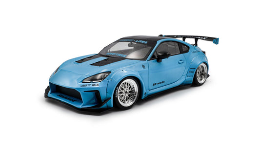 Toyota GR86 LBWK Body Kit BABY BLUE 2024 - Solido - 1/18