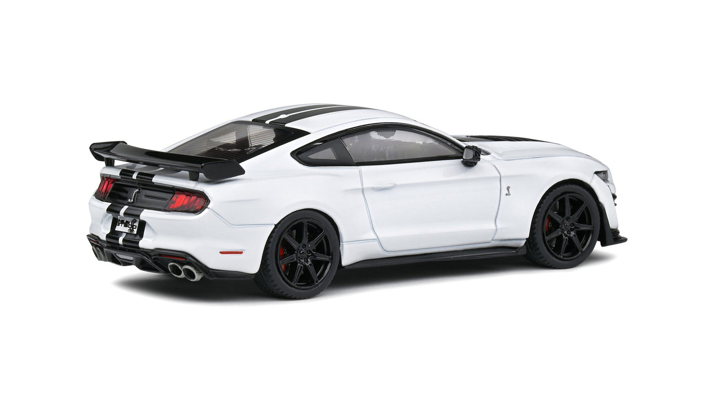 Shelby Mustang GT500 Stripes Black White/Black Stripes - Solido - 1/43