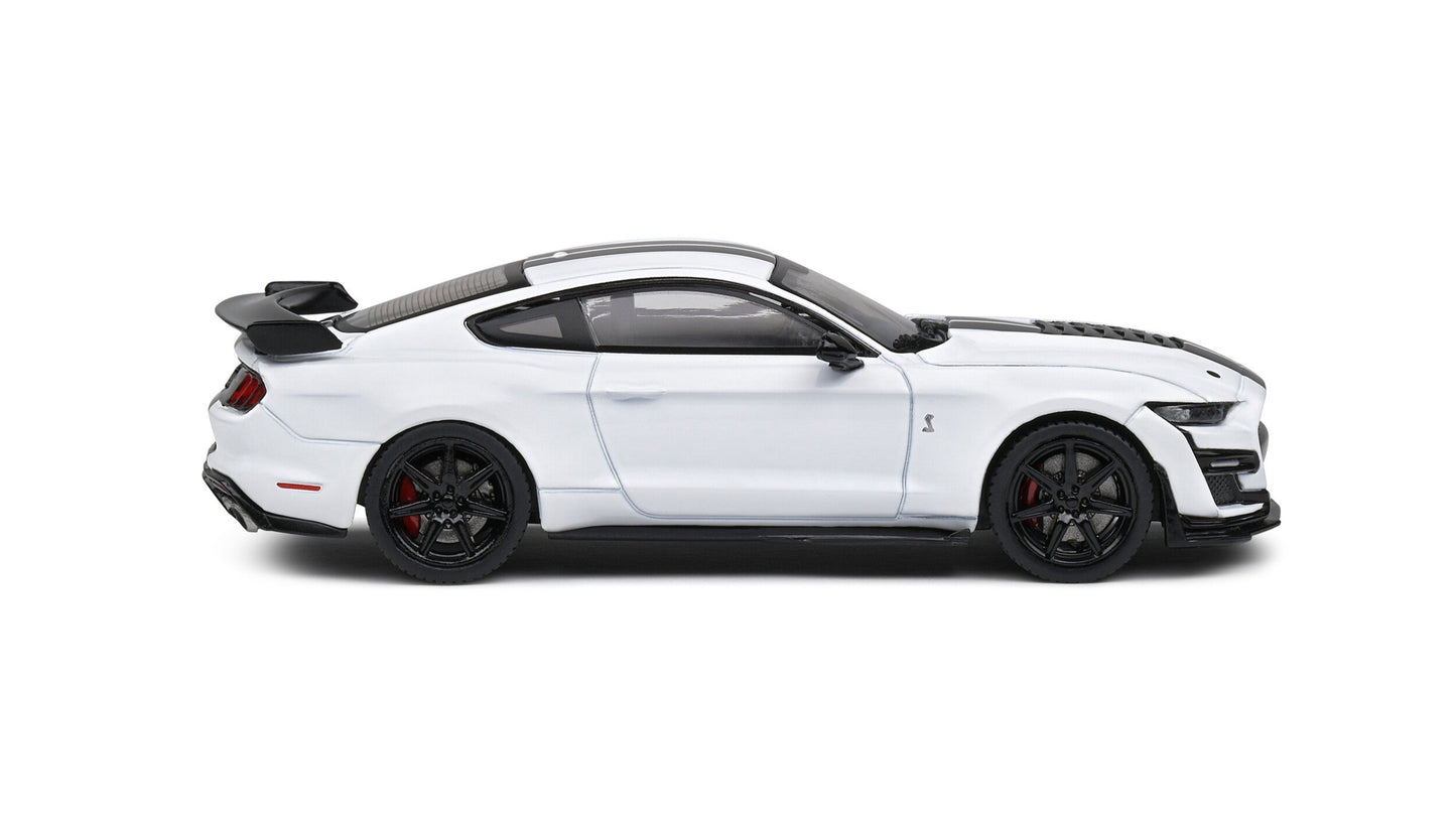 Shelby Mustang GT500 Stripes Black White/Black Stripes - Solido - 1/43