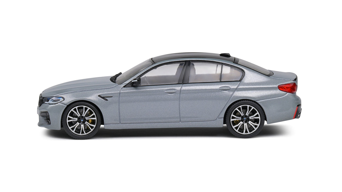 BMW M5 F90 Compétition Brooklyn Grey 2022 - Solido - 143