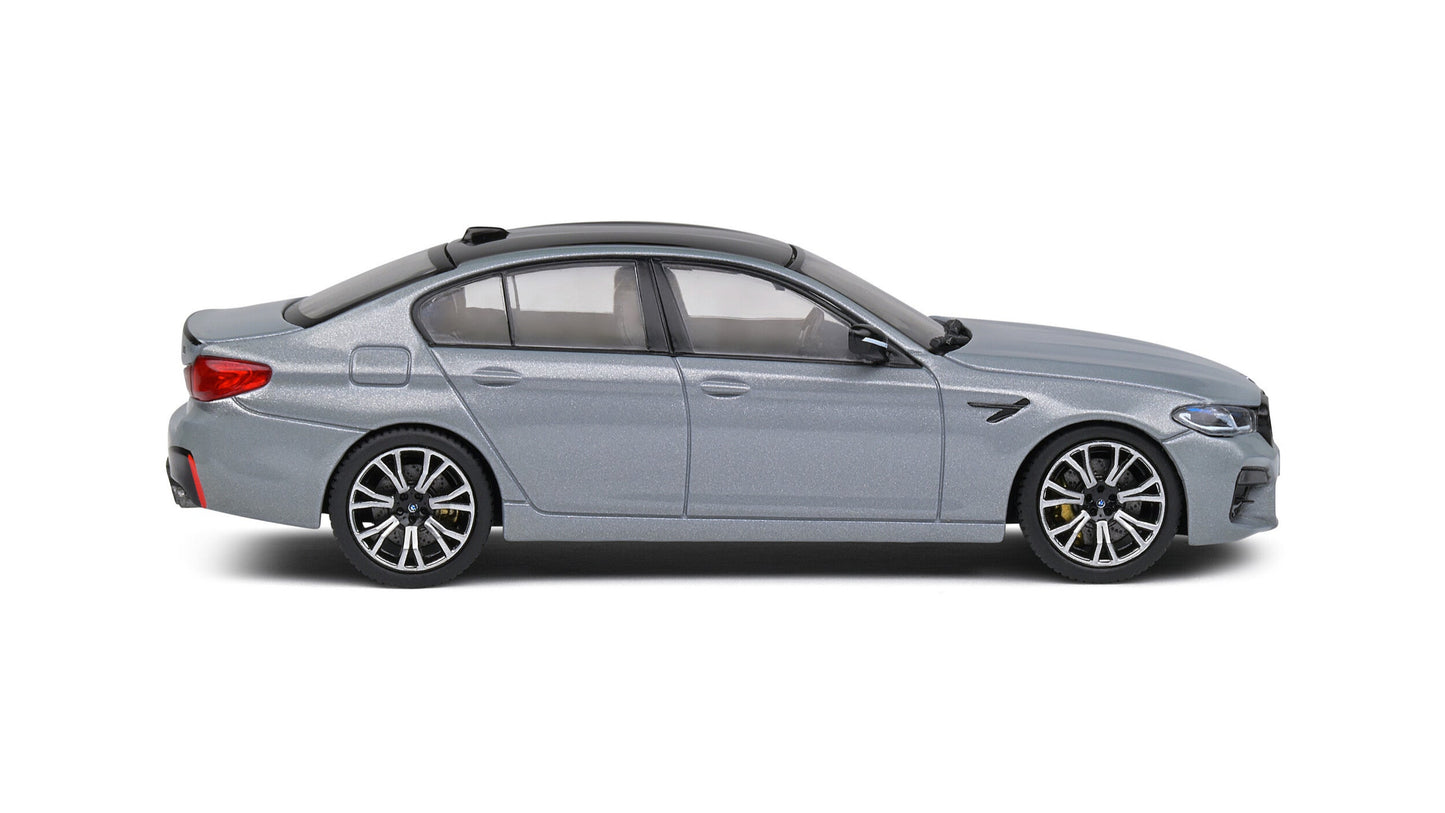BMW M5 F90 Compétition Brooklyn Grey 2022 - Solido - 143