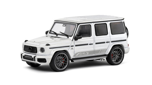 MERCEDES AMG G63 Diamant blanc 2022 - Solido - 1/43